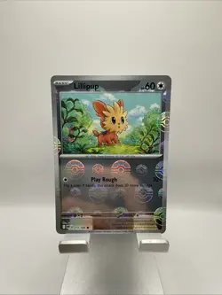 Lillipup 074/086 White Flare Pokeball Pokemon TCG NM/M - Image 1