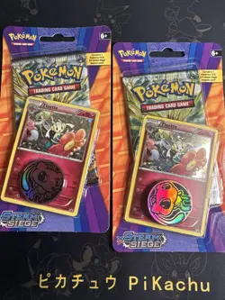 2x POKEMON XY STEAM SIEGE BLISTER BOOSTER PACK NEW FLOETTE BLACK STAR PROMO - Image 1