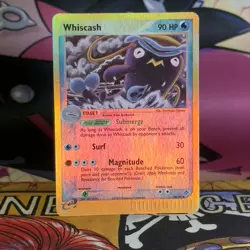 Whiscash EX Dragon Reverse Holo Pokemon 48/97 LP - Image 1