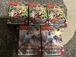 X5 Pokemon TCG Scarlet & Violet Paldea Evolved Build and Battle Box Factory Seal - Image 2