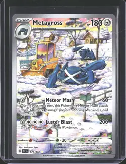 Metagross 178/162 Illustration Rare Temporal Forces Pokemon NM/M - Image 1