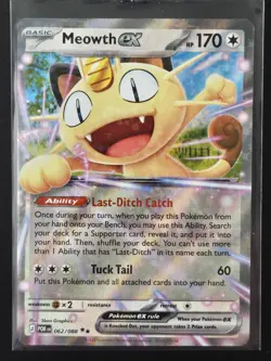 Meowth ex 062/088 Perfect Order Pokemon Holo NM/M - Image 1