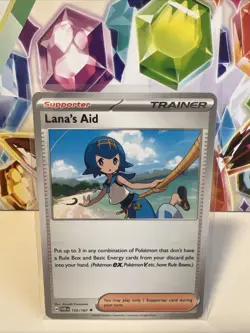 Lana's Aid 155/167 Uncommon Regular - Pokemon TCG Twilight Masquerade NM - Image 1