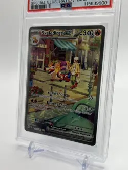 23’ POKEMON PAL EN-PALDEA EVOLVED #258 SKELEDIRGE EX SPECIAL ILLUSTRATION PSA 10 - Image 2