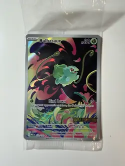 Pokemon Bulbasaur Mega Evolution Stamped Holofoil Sealed - Image 1