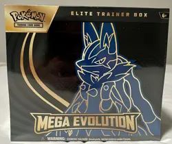 Pokemon TCG Mega Evolution Mega Lucario Elite Trainer Box ETB NEW Factory Sealed - Image 1