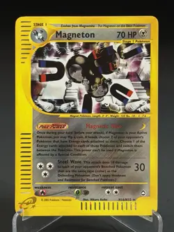 Pokemon Magneton H16/H32 Aquapolis Holo Rare 2002 e-Reader NM - Image 1