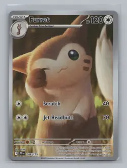 Furret 168/159 SV09: Journey Together NM Pokemon TCG Illustration Rare - Image 1