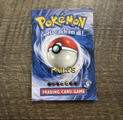 Pokemon Base Set Rule Book Version 2 1999 Pokemon Card TCG Pamphlet Vintage WOTC - Image 1