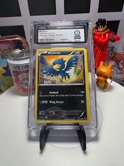 Guinness World Record Pokemon Card – Murkrow #51/119 (2014 Phantom Forces) | CGC - Image 1