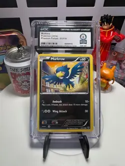 Guinness World Record Pokemon Card – Murkrow #51/119 (2014 Phantom Forces) | CGC - Image 2