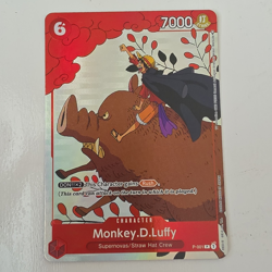 Bandai One Piece Card Game Monkey D. Luffy P-001 Promo 7000 Power 6C EN - Image 1