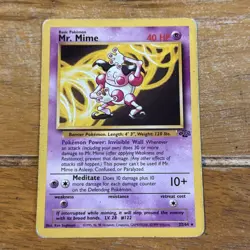 Pokemon TCG Jungle Mr Mime Card 22/64 Non Holo - Image 1