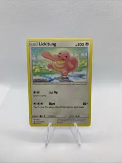 Lickitung 102/156 Sun & Moon Ultra Prism Regular Pokemon Card TCG - Image 1