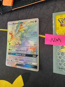 Pokemon Card Mewtwo GX Sun & Moon Shining Legends Secret Rare 76/73 293 💎NM💎 - Image 3