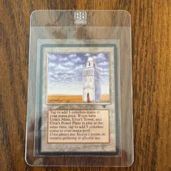 Urza's Tower (Plains) - Magic the Gathering MTG Antiquities Vintage 1995 - Image 3