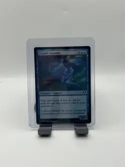 MTG, Cryptic Serpent FOIL $3 ORDER MIN 83 NM CMM: Commander Masters - Image 1