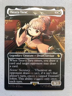 Mtg Magic Final Fantasy FFXIV Tataru Taru Eng Chocobo Track Eng 466 FOIL NM - Image 1