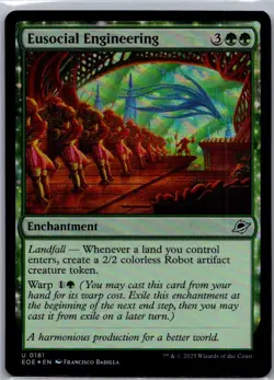 Eusocial Engineering (U) #181 Foil Edge of Eternities MTG NM - Image 1