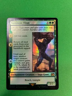 Summon: Titan FOIL Universes Beyond: Final Fantasy 0204 mtg - Image 1