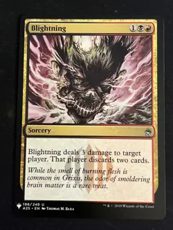 1x Blightning (198) Mystery Booster LP MTG Magic the Gathering x1 MKE - Image 1