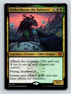 MTG Witherbloom, the Balancer M Secrets of Strixhaven 245 NM - Image 1
