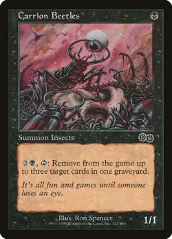 Carrion Beetles (122) Urza's Saga USG MTG Magic - Image 1