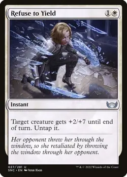 Refuse to Yield Foil (027) Streets of New Capenna SNC MTG Magic - Image 1