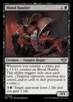 Blood Hustler Foil (080) Outlaws of Thunder Junction OTJ MTG Magic - Image 1