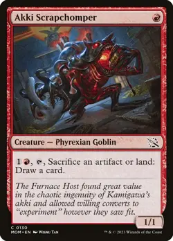 Akki Scrapchomper Foil (130) March of the Machine MOM MTG Magic - Image 1