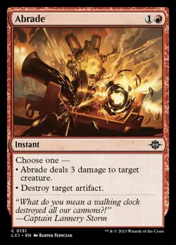 Abrade Foil (131) The Lost Caverns of Ixalan LCI MTG Magic - Image 1