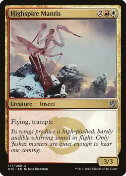 Highspire Mantis (177) Khans of Tarkir KTK MTG Magic - Image 1