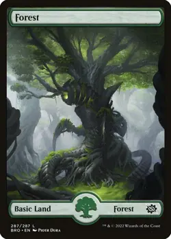 Forest Foil (287) The Brothers' War BRO MTG Magic - Image 1