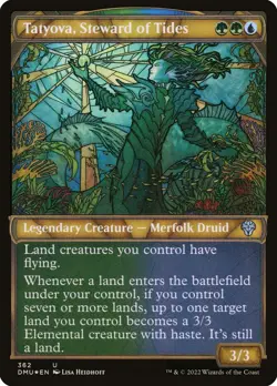 Tatyova, Steward of Tides Foil (362) Textured Dominaria United DMU MTG Magic - Image 1