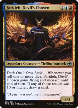 Farideh, Devil's Chosen Foil (221) Adventures in the Forgotten Realms AFR MTG - Image 1