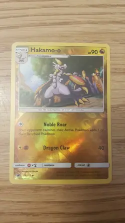 Pokemon Crimson Invasion Hakamo-o 76/111 Reverse Holo NM - Image 1