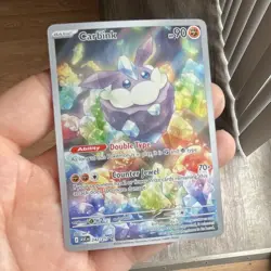 Pokemon Carbink Holo Secret Rare Full Art Astral Radiance 242/217 EN 2022 - Image 1
