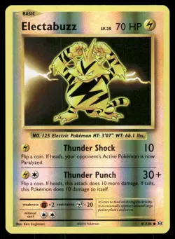 Electabuzz 20/102 Rare Base Set Unlimited Pokemon Near Mint - Image 1