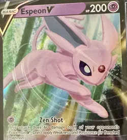 Pokemon Espeon V SWSH201 Promo Holo Sword & Shield PSA 9 2022 - Image 3