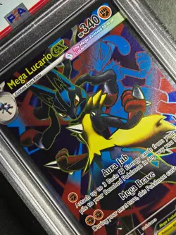 Pokemon 2025 Lucario EX (Mega) #160 PSA 10 GEM MINT - Image 2