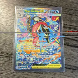 Mega Greninja EX 116/086 Secret Rare Full Art Holo English 350 HP BREAKthrough - Image 1