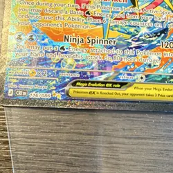 Mega Greninja EX 116/086 Secret Rare Full Art Holo English 350 HP BREAKthrough - Image 3