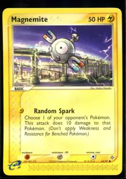 Magnemite Common - ex Dragon 62/97 2003 NM Pokemon - Image 1