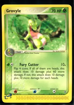 Grovyle Uncommon- ex Dragon 31/97 2003 NM Pokemon - Image 1