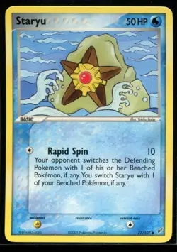 Staryu - ex Deoxys 77/107 2005 NM Pokemon - Image 1