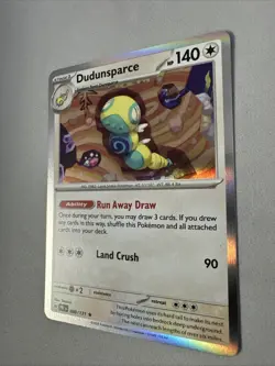 Pokemon TCG * SV Prismatic Evolutions * 080/131 Dudunsparce Rare HOLO * FRESH PK - Image 2