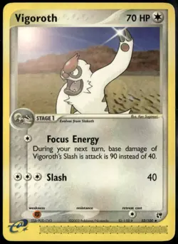 Vigoroth - ex Sandstorm Uncommon 52/100 2003 NM Pokemon - Image 1
