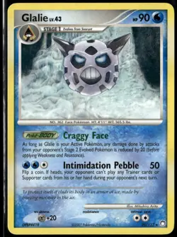 Glalie Rare - DP Mysterious Treasures 25/123 2007 LP+ Pokemon - Image 1
