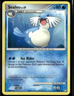 Sealo Uncommon - DP Mysterious Treasures 62/123 2007 LP+ Pokemon - Image 1
