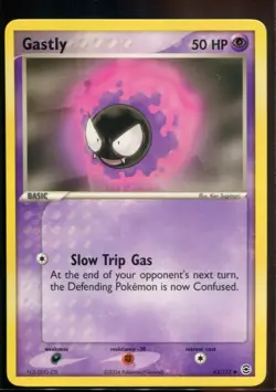 Gastly - ex FireRed & LeafGreen 63/112 2004 NM Pokemon RARITY ERROR - Image 1